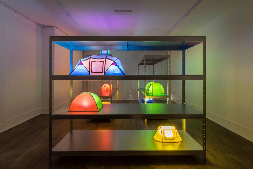 Lewis Davidson &lsquo;Electric Fall&rsquo; (installation view)