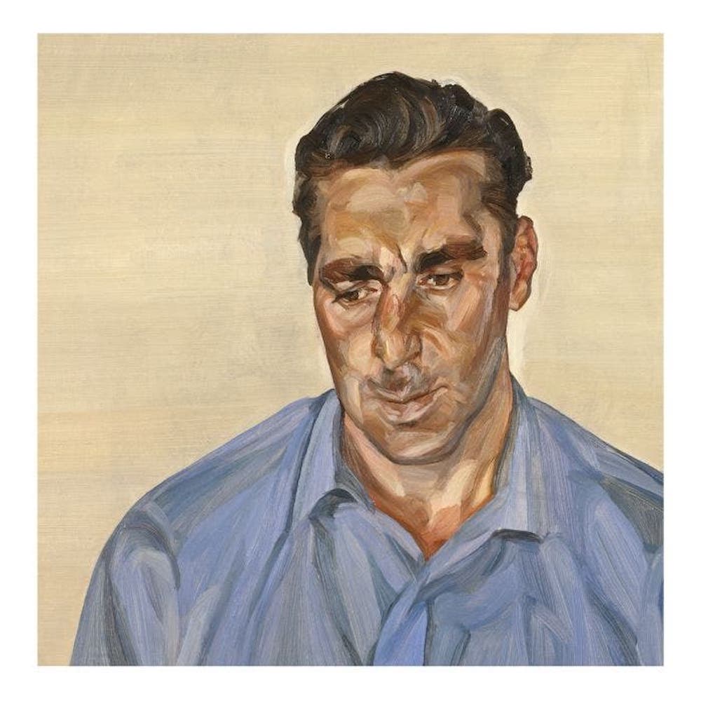 Lucian Freud, &lsquo;Man in the Blue Shirt&rsquo;