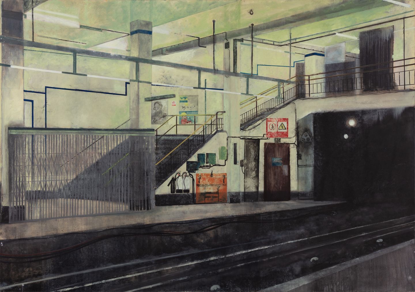 Jock McFadyen &lsquo;Aldgate East&rsquo; (date not found, late 1990s)