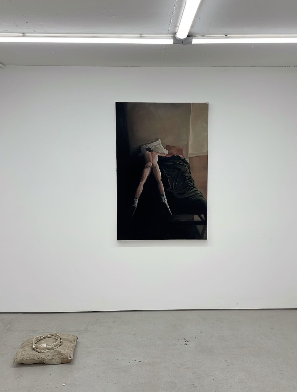 ‘Eyes open, I breathe again’ (installation view), including ‘I love this side of you’ by Inès Michelotto