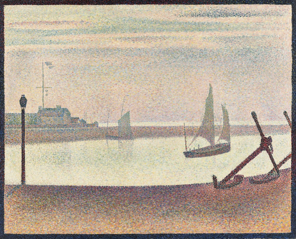 Georges Seurat, &lsquo;The Channel at Gravelines, Evening&rsquo; (summer 1890)