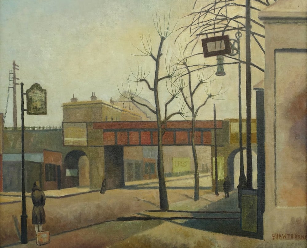 Elwin Hawthorne - Bow Road, 1931